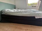 Boxspring, Huis en Inrichting, Ophalen, Gebruikt, Zwart, Tweepersoons