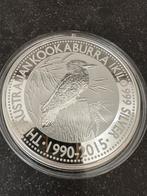 Kilo zilveren 2015 kookaburra munt, Postzegels en Munten, Edelmetalen en Baren, Zilver, Verzenden
