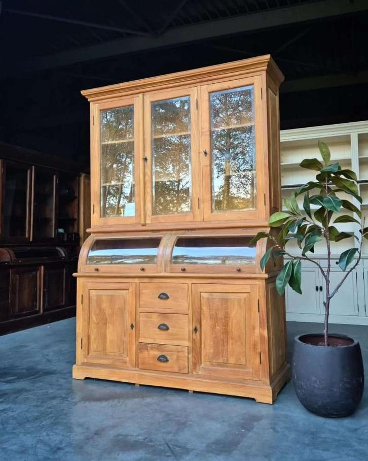 Kleine Grutterskast | Teak Winkelkast | Servieskast #2381, Huis en Inrichting, Kasten | Buffetkasten, Gebruikt, 200 cm of meer