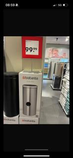 Brabantia Prullenbak 30L Nieuw, Ophalen, Kunststof, 50 tot 75 cm, Nieuw