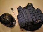 Paardrij helm, vest, laarzen (39) en zweepje voor kind 12 jr, Ophalen of Verzenden, Gebruikt, Overige soorten