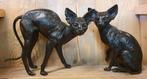 SPHYNZ / NAAKTKAT / brons / 2 modellen, Ophalen of Verzenden, Nieuw, Hond of Kat, Beeldje of Figuurtje