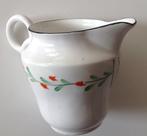 Gebakstel roomkannetje Osborne China handbeschilderd, Gebruikt, Ophalen of Verzenden, Overige stijlen, Kop(pen) en/of Schotel(s)