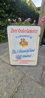 Emaille reclame Kraantje oude Genever, Verzamelen, Merken en Reclamevoorwerpen, Ophalen of Verzenden, Zo goed als nieuw, Reclamebord