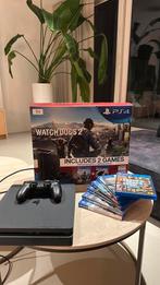 Playstation 4 inclusief 6 spellen oa gta (zelden gebruikt), Spelcomputers en Games, Ophalen of Verzenden, Zo goed als nieuw, Met 1 controller