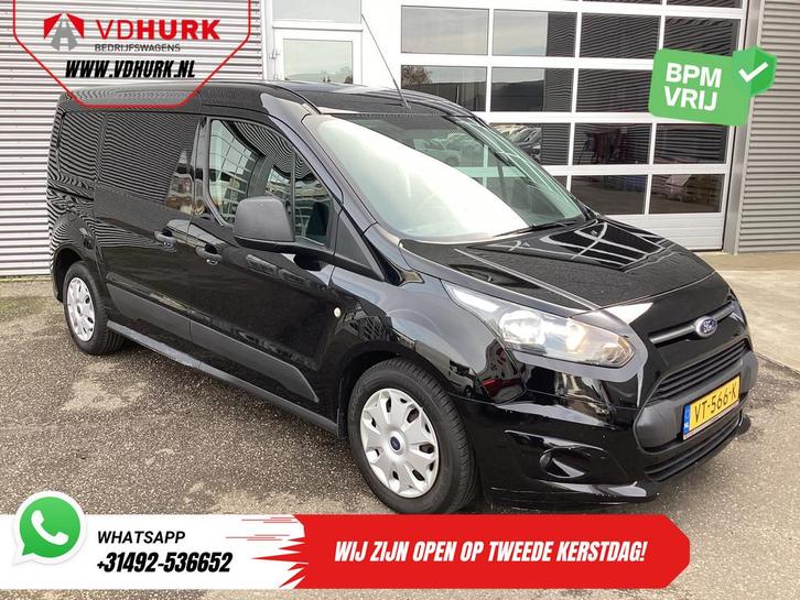 Ford Transit Connect 1.6 TDCI 100 pk L2 Trend BPM VRIJ! 3 Pe, Auto's, Bestelauto's, Bedrijf, Te koop, ABS, Airconditioning, Alarm