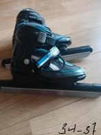 Verstelbare Nijdam schaatsen 34/37 zijn GESLEPEN, Sport en Fitness, Schaatsen, Ophalen, IJshockeyschaatsen, Nijdam