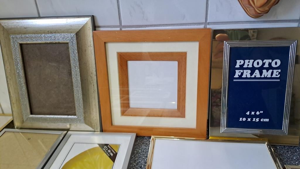 Diverse fotolijsten - verschillende maten en materialen, Minder dan 50 cm, Gebruikt, Hema, Klantenservice@hema.nl