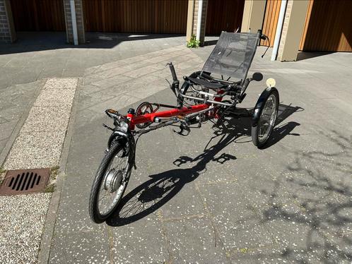 Hase gereviseerde ligfiets, Fietsen en Brommers, Fietsen | Driewielfietsen, Gebruikt, Ophalen of Verzenden