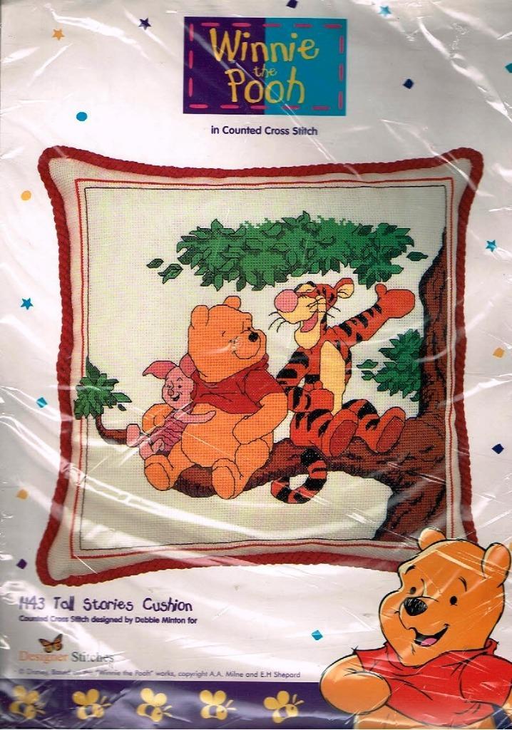 Cado opruiming winnie the pooh borduurpakket kussen stories, Hobby en Vrije tijd, Borduren en Borduurmachines, Nieuw, Borduurpakket