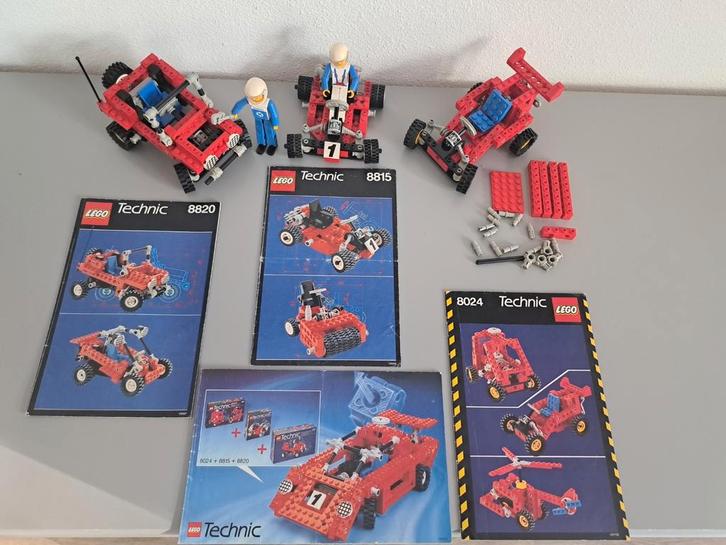 Lego Technic 8024 + 8815 + 8820, Kinderen en Baby's, Speelgoed | Duplo en Lego, Zo goed als nieuw, Lego, Complete set, Ophalen of Verzenden
