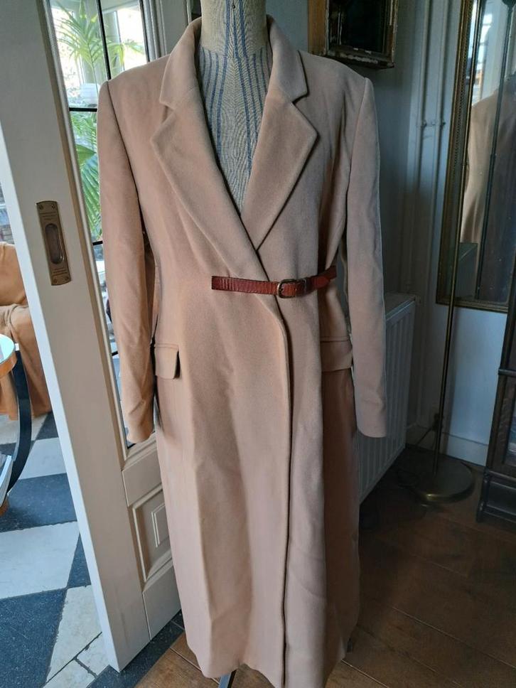 Camel wollen jas Scapa 42, Kleding | Dames, Jassen | Winter, Zo goed als nieuw, Maat 42/44 (L), Bruin, Ophalen of Verzenden