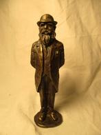 brons-koper beeldje oude man, Antiek en Kunst, Verzenden