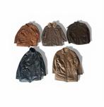 Partij Vintage Leren Jassen – 5 Stuks, Ophalen of Verzenden, Gedragen, Overige maten