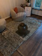 Granieten/glazen tafel, Huis en Inrichting, Tafels | Salontafels, Ophalen, Zo goed als nieuw