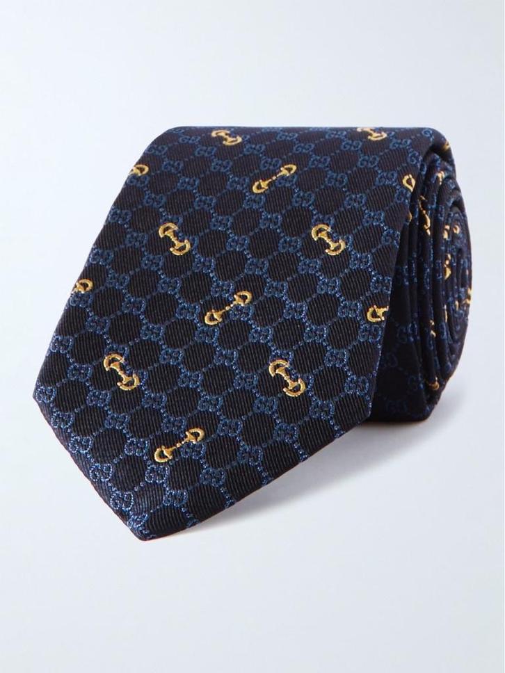 GUCCI Blauw zijde GG horsebit HEREN stropdas, Kleding | Heren, Stropdassen, Zo goed als nieuw, Met patroon, Blauw, Ophalen of Verzenden