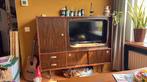 Kast uit (denk ik) jaren 50-70 hier genruikt als tv kast, Ophalen, Metaal, 100 tot 150 cm, Zo goed als nieuw