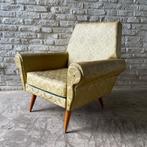 geinige vintage fauteuil, Gebruikt, Vintage, 75 tot 100 cm, Hout