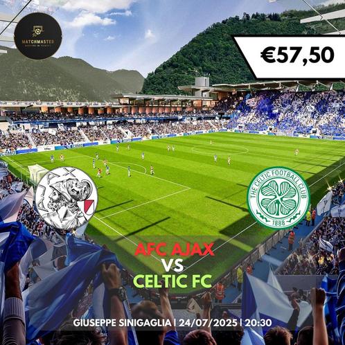 Tickets Ajax - Celtic (Como Cup), Tickets en Kaartjes, Sport | Voetbal, Juli, Losse kaart, Buitenland