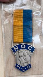 NOC NSF SPORT PRESTATIE MEDAILLE IN ZILVER GROOT MODEL, Ophalen of Verzenden, Landmacht, Nederland, Lintje, Medaille of Wings