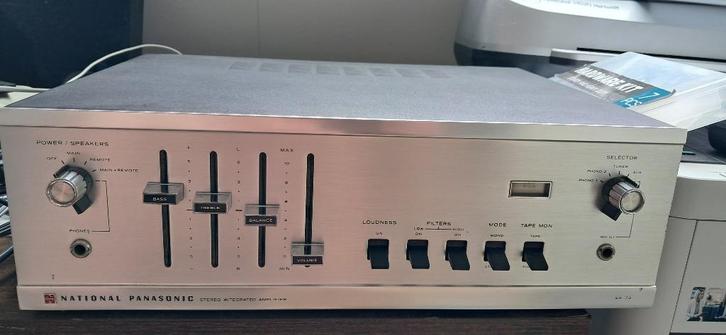 national panasonic sa-73 versterker mint conditie, Audio, Tv en Foto, Versterkers en Receivers, Gebruikt, Overige merken, Ophalen of Verzenden
