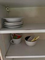 Servies: Kommen, schaaltjes en borden, Huis en Inrichting, Ophalen, Gebruikt, Kom(men), Effen