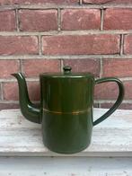 donkergroen emaille japanse style koffiepot met gouden bies, Antiek en Kunst, Antiek | Emaille, Ophalen of Verzenden