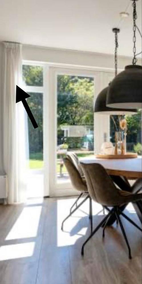 2 keer in between gordijnen, Huis en Inrichting, Stoffering | Gordijnen en Lamellen, Zo goed als nieuw, 200 cm of meer, Ophalen of Verzenden