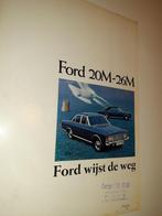 Ford 20M-26M folder Nederlandstalig, Ophalen of Verzenden, Gelezen, Ford