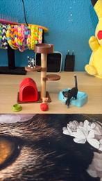 Schleich katten speel plaats, Verzamelen, Poppenhuizen en Toebehoren, Ophalen of Verzenden, Zo goed als nieuw, Poppenhuis