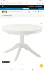 Nog nette ronde((uitschuifbare)eettafel, Huis en Inrichting, Tafels | Eettafels, Ophalen, Gebruikt, Rechthoekig, 50 tot 100 cm