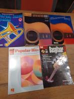 5 Leerboeken voor gitaar ,trombone en Sax. 30 euro, Ophalen of Verzenden, Les of Cursus, Trombone