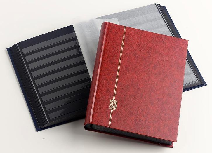 DAVO - Insteekalbums 64 zwarte blz., Postzegels en Munten, Postzegels | Toebehoren, Verzamelalbum, Verzenden