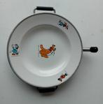 Oud warmhoudbord met Disney-figuren, merk Cormar, Antiek en Kunst, Antiek | Servies los, Ophalen of Verzenden