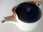 Theepot New York "XENOS" - wit/grijs - 1 liter., Overige typen, Nieuw, Ophalen of Verzenden, Effen