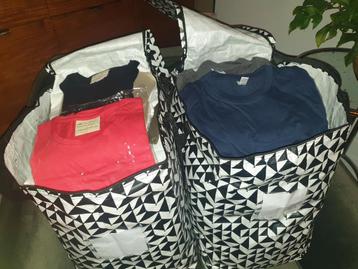 PARTIJ SHIRTS FRUIT O' THE LOOM & SOL'S +- 114 STUKS NIEUW T beschikbaar voor biedingen