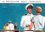 ROYAL INTEROCEAN LINES (NL), Ophalen of Verzenden, Nieuw, Motorboot, Kaart, Foto of Prent