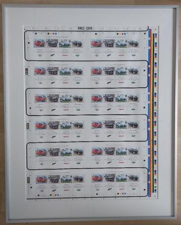 Ingelijste Engelse Press-sheet uit 2013 beschikbaar voor biedingen