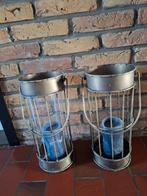 Brocante windlichten, Ophalen of Verzenden, Zo goed als nieuw, Hout, Minder dan 25 cm