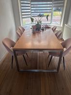 Linteloo Solutions Eettafel 220x110, Huis en Inrichting, Ophalen, Gebruikt, 100 tot 150 cm, Teakhout