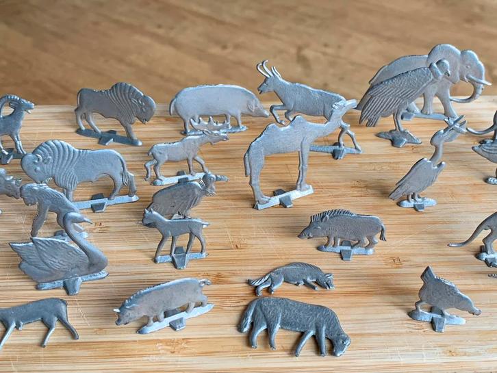 Diverse tinnen dierentuin dieren, Verzamelen, Poppetjes en Figuurtjes, Gebruikt, Ophalen of Verzenden