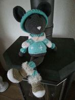 Gehaakte knuffel "Fiebie de muis ", Ophalen of Verzenden, Nieuw, Overige typen