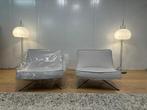 2x Nieuw Gestoffeerde Ligne Roset Pop Lounge Fauteuils, 75 tot 100 cm, Zo goed als nieuw, 75 tot 100 cm, Stof