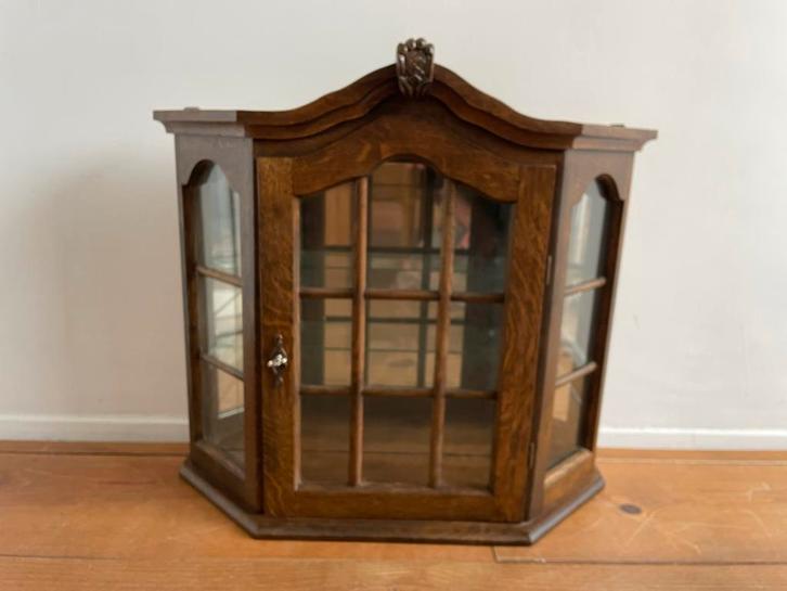 Vintage Vitrinekastje, Antiek en Kunst, Antiek | Meubels | Kasten, Ophalen