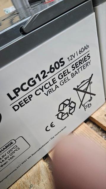 Nieuwe 12v 60ah gel / deep cycle accu's,  scootmobiel accu's beschikbaar voor biedingen