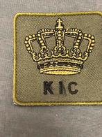 5x5 borstembleem KIC, Verzamelen, Militaria | Algemeen, Verzenden, Luchtmacht, Nederland, Embleem of Badge