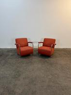 2 x Leolux Scylla rood, Ophalen, Zo goed als nieuw, 75 tot 100 cm, 50 tot 75 cm