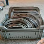 Bundel schalen diverse metalen, Ophalen, Gebruikt, Overige materialen, Overige typen