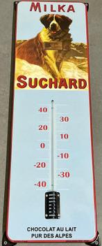 Milka chocolade thermometer emaille, Verzamelen, Merken en Reclamevoorwerpen, Ophalen of Verzenden, Zo goed als nieuw