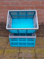 Vouwkratten / Klapkratten ( 53 x 37 x 26 ), Doe-het-zelf en Verbouw, Kratten en Dozen, Ophalen, Gebruikt, Opvouwbaar, 50 tot 75 cm